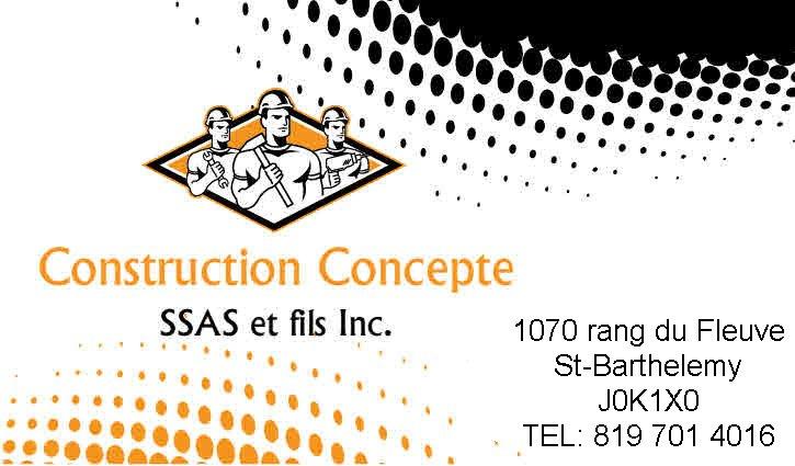 Construction concept SSAS et fils inc.
