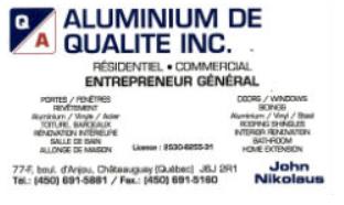 Aluminium de Qualité inc.