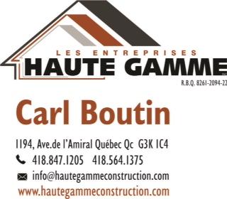 Les Entreprises Haute-Gamme inc.