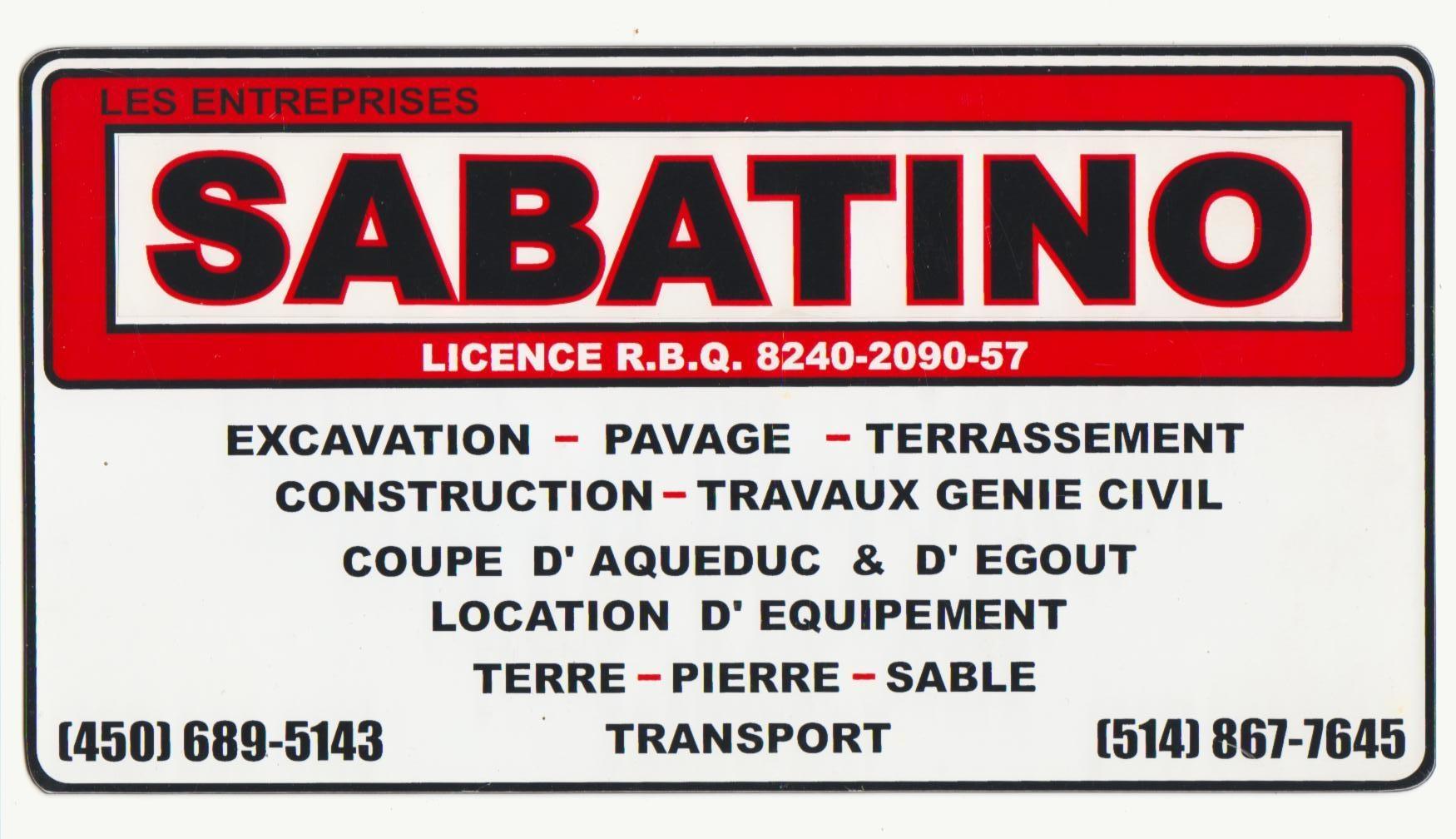 Les Entreprises Sabatino inc.