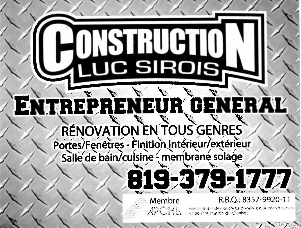 Luc Sirois F/A Construction Luc Sirois
