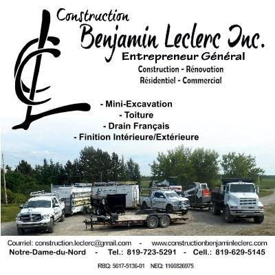 Construction Benjamin Leclerc inc.