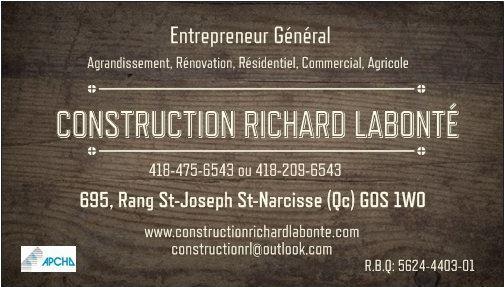 Construction Richard Labonté