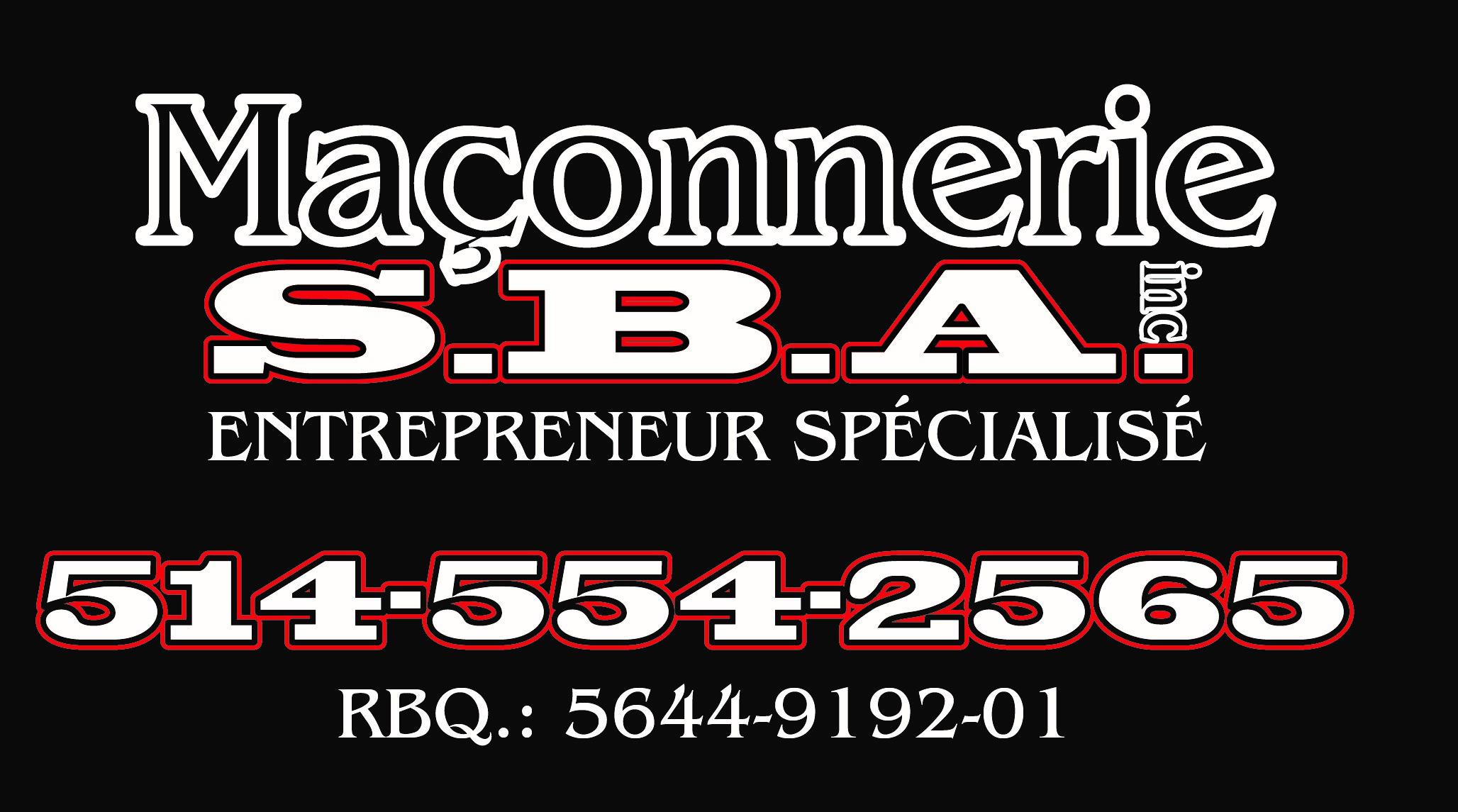 Maçonnerie S.B.A. inc