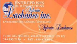 Entreprises de rénovation Sylvain Lachance inc.